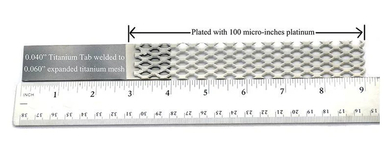 Anode Stock -  Platinum Plated Titanium Lab Anode - Image 4